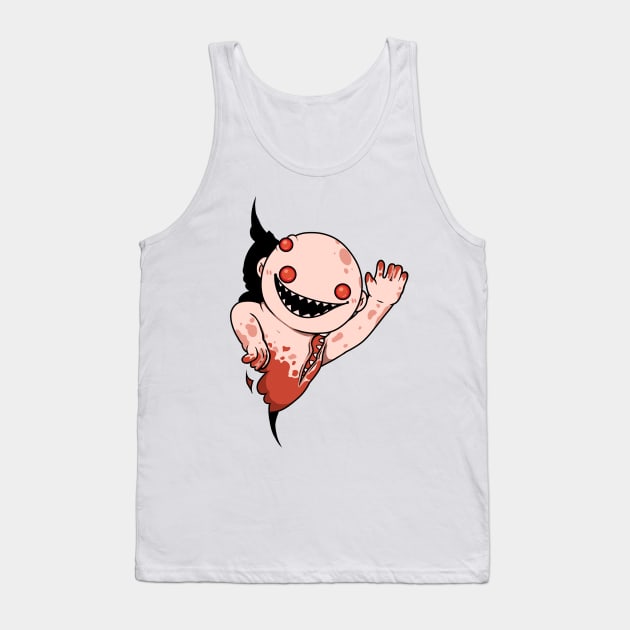 Peek-A-Boo Victor Tank Top by Pixel Bush